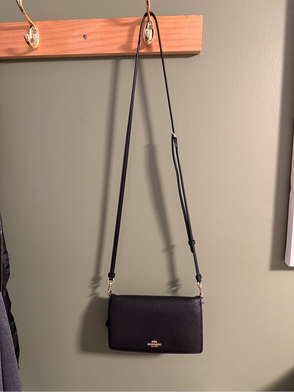 Black Leather Coach Purse